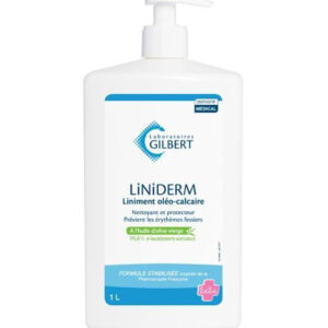 Gilbert Liniderm Liniment Oléo-Calcaire Flacon-Pompe – 1 L Promo Parapharmacie Casablanca Maroc - Medical Media Store