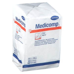 Hartmann medicompresses 7.5*7.5cm 100/boite Promo Parapharmacie Casablanca Maroc - Medical Media Store