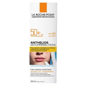 La Roche-Posay Anthelios Crème Solaire Anti-Imperfections SPF50+ Peau Grasse Acnéique | 50ml 2 Promo Parapharmacie Casablanca Maroc - Medical Media Store