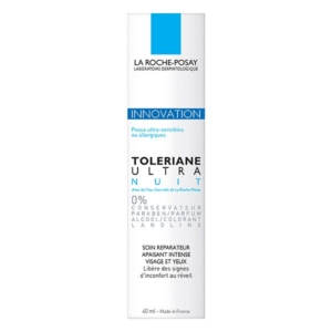 La Roche-Posay Toleriane Ultra Soin Réparateur Apaisant Nuit Peau Très Sensible | 40ml 4 Promo Parapharmacie Casablanca Maroc - Medical Media Store
