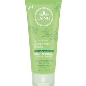 Laino Shampoing Douche Thé Vert Bio – 200 ml Promo Parapharmacie Casablanca Maroc - Medical Media Store