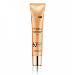 LIERAC SUNISSIME FLUIDE PROTECTEUR DORE ANTI-AGE GLOBAL SPF50+ 40ML Promo Parapharmacie Casablanca Maroc - Medical Media Store