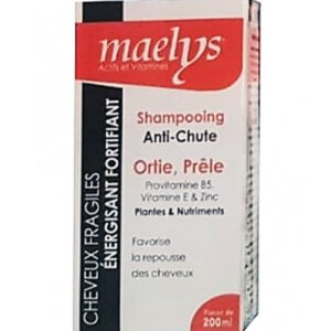 Maelys Shampooing Anti-Chute Ortie Prêle – 200 ml Promo Parapharmacie Casablanca Maroc - Medical Media Store