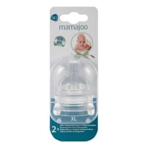 Mamajoo 2 Tetines silicone n°4 XL +0m MMJ1073 Promo Parapharmacie Casablanca Maroc - Medical Media Store