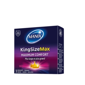 Manix King Size Max – 3 Piéces Promo Parapharmacie Casablanca Maroc - Medical Media Store