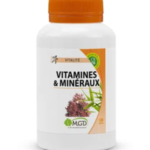 Mgd Nature Complexe Vitamines et Minéraux – 120 Gélules Promo Parapharmacie Casablanca Maroc - Medical Media Store