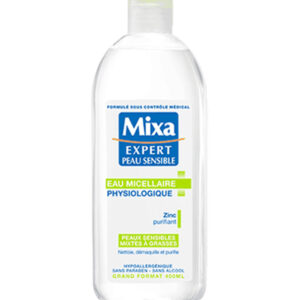 Mixa Expert Peau Sensible – Eau Micellaire Physiologique Purifiante – 400ml Promo Parapharmacie Casablanca Maroc - Medical Media Store