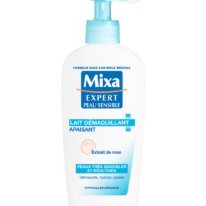 Mixa Expert Peau Sensible – Lait Démaquillant Apaisant – 200ml 1 Promo Parapharmacie Casablanca Maroc - Medical Media Store