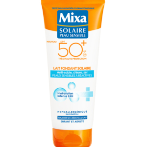 Mixa Expert Peau Sensible – Lait Fondant Solaire pour Peaux Réactives SPF50+ – 200ml 1 Promo Parapharmacie Casablanca Maroc - Medical Media Store