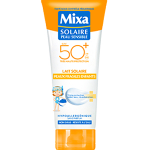 Mixa Expert Peau Sensible – Protection Enfants 1ères Sorties au Soleil SPF50+ – 100ml Promo Parapharmacie Casablanca Maroc - Medical Media Store