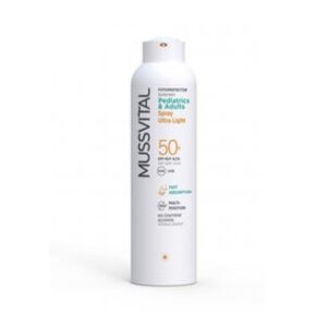 Mussvital Fotoprotecteur pediatrique spray ultra light spf50+ 150ml Promo Parapharmacie Casablanca Maroc - Medical Media Store