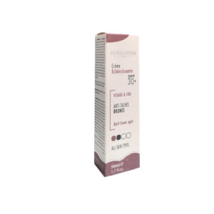 Novaderm Creme Eclaircissante spf30+ 50ml Promo Parapharmacie Casablanca Maroc - Medical Media Store