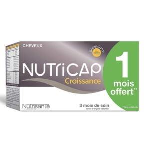 Nutrisante Nutricap Croissance Anti-Chute Traitemement de 3mois 180 Gélules Promo Parapharmacie Casablanca Maroc - Medical Media Store