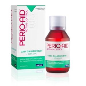 Perio-aid bain de bouche Acive control 0.05% 150ml Promo Parapharmacie Casablanca Maroc - Medical Media Store