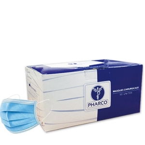 Pharco 50 Masques Chirurgicaux Promo Parapharmacie Casablanca Maroc - Medical Media Store
