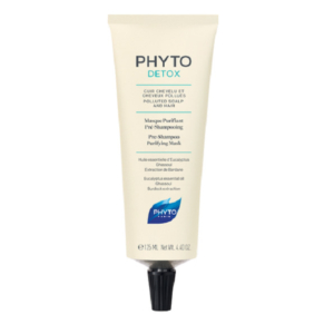 PHYTO PHYTODETOX MASQUE PURIFIANT PRÉ-SHAMPOOING 125ML Promo Parapharmacie Casablanca Maroc - Medical Media Store