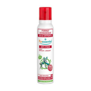 Puressentiel Zoom Anti-pique spray repulsif et apisant anti-moustiques – spray de 200ml Promo Parapharmacie Casablanca Maroc - Medical Media Store