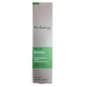 Puriaderm Acnilia crème seboregulatrice 40ml Promo Parapharmacie Casablanca Maroc - Medical Media Store