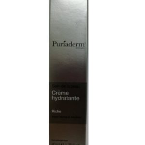Puriaderm Soin de la Peau Crème Hydratante Riche 40ml Promo Parapharmacie Casablanca Maroc - Medical Media Store