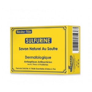 Racine vita sulfurine savon au soufre 80gr Promo Parapharmacie Casablanca Maroc - Medical Media Store