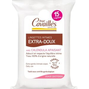 Rogé Cavailles Lingettes Extra Doux 15unités Promo Parapharmacie Casablanca Maroc - Medical Media Store