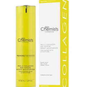 SkinChemists Crème Hydratante de Nuit au Collagène et au Venin d’Abeille Pro-5 50ml Promo Parapharmacie Casablanca Maroc - Medical Media Store