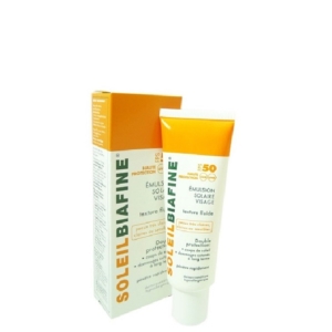 SoleilBiafine Émulsion Solaire Visage FPS 50 50 ml Promo Parapharmacie Casablanca Maroc - Medical Media Store