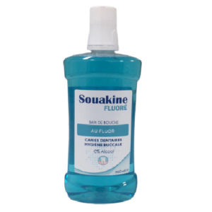 SOUAKINE BAIN DE BOUCHE FLUOREE 500ML Promo Parapharmacie Casablanca Maroc - Medical Media Store