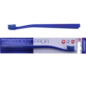 SWISSDENT BROSSES À DENTS MEDIUM ( BLEU/BLEU ) Promo Parapharmacie Casablanca Maroc - Medical Media Store