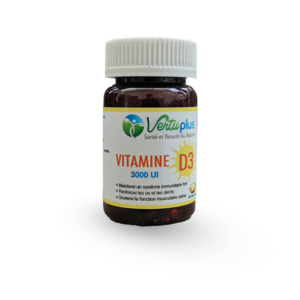 VERTU PLUS D3 60 CAPSULES Promo Parapharmacie Casablanca Maroc - Medical Media Store