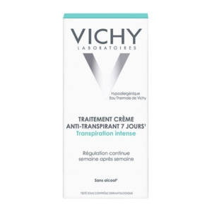 Vichy Dermo-Tolérance Traitement Crème Anti-Transpirant 7 Jours Tous Types de Peaux | 30ml 2 Promo Parapharmacie Casablanca Maroc - Medical Media Store