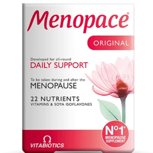 Vitabiotics – Menopace Menopause – 30 capsules 1 Promo Parapharmacie Casablanca Maroc - Medical Media Store